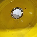 23"W x 38"D, John Deere Yellow 20-Hole Dolly Dual , -16.38" Offset