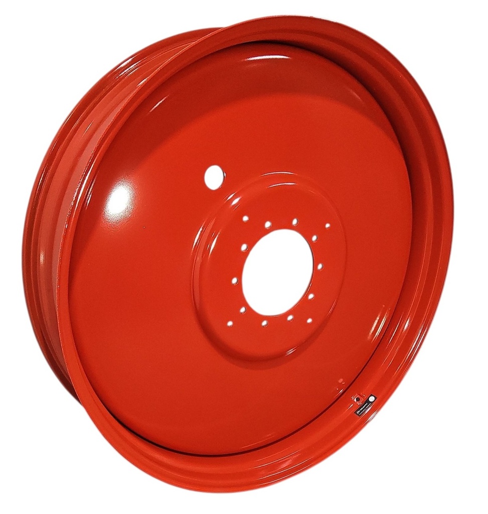 12"W x 54"D, Fendt/Agco Red 10-Hole Formed Plate , 3" Offset