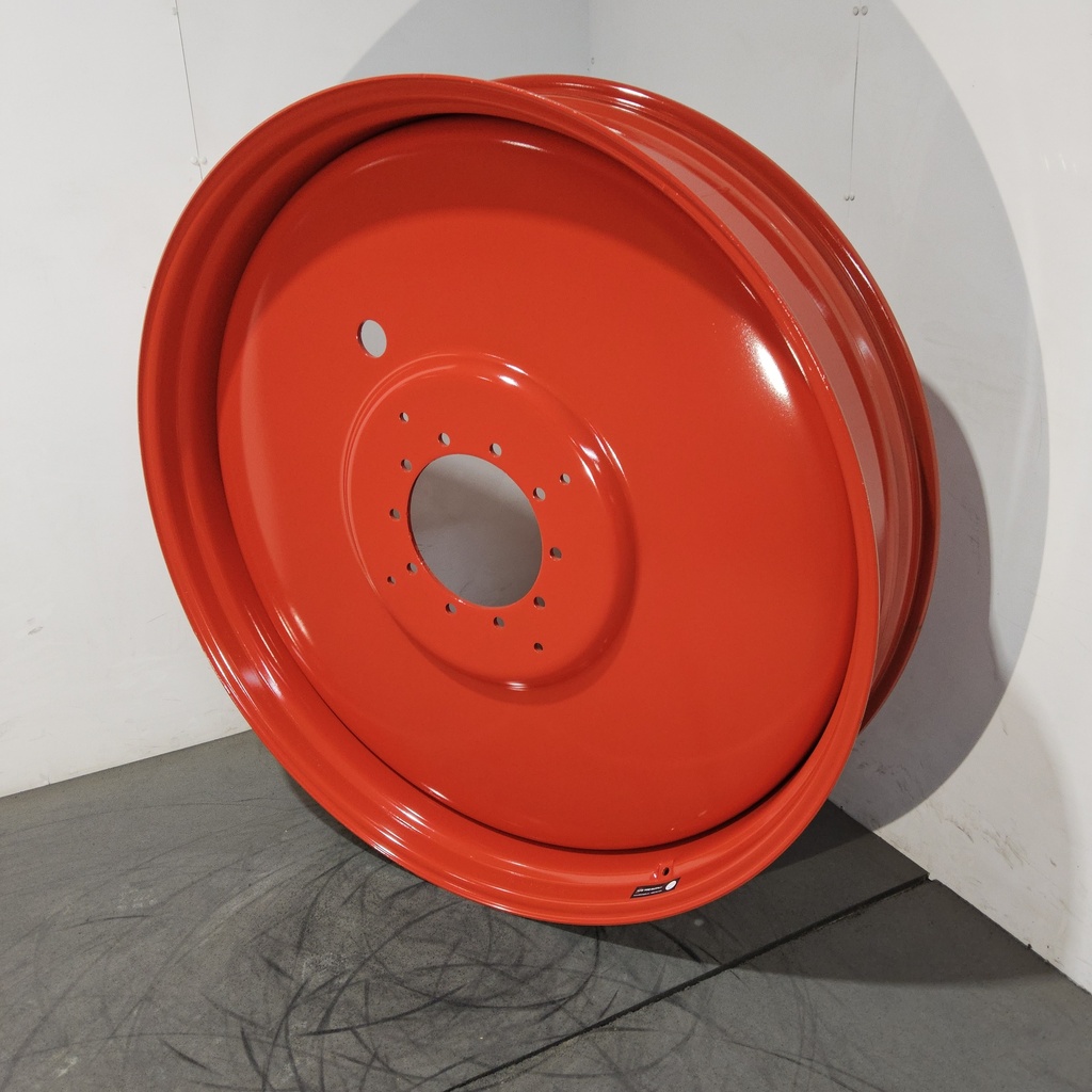 12"W x 54"D, Fendt/Agco Red 10-Hole Formed Plate , 3" Offset