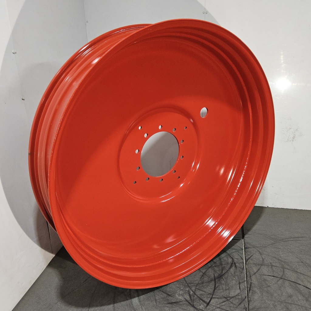12"W x 54"D, Fendt/Agco Red 10-Hole Formed Plate , 3" Offset