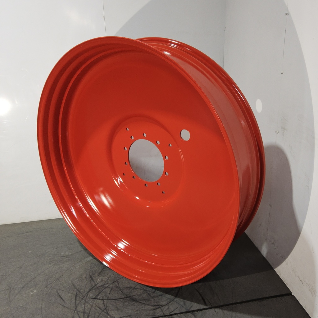 12"W x 54"D, Fendt/Agco Red 10-Hole Formed Plate , 3" Offset