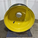 18"W x 42"D, John Deere Yellow 10-Hole Dolly Dual , -13.38" Offset