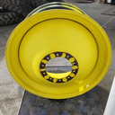 18"W x 42"D, John Deere Yellow 10-Hole Dolly Dual , -13.38" Offset