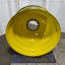 18"W x 42"D, John Deere Yellow 10-Hole Dolly Dual , -15.38" Offset