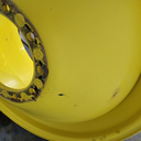 18"W x 42"D, John Deere Yellow 10-Hole Dolly Dual , -15.38" Offset