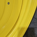 15"W x 50"D, John Deere Yellow 10-Hole Formed Plate , -6.69" Offset
