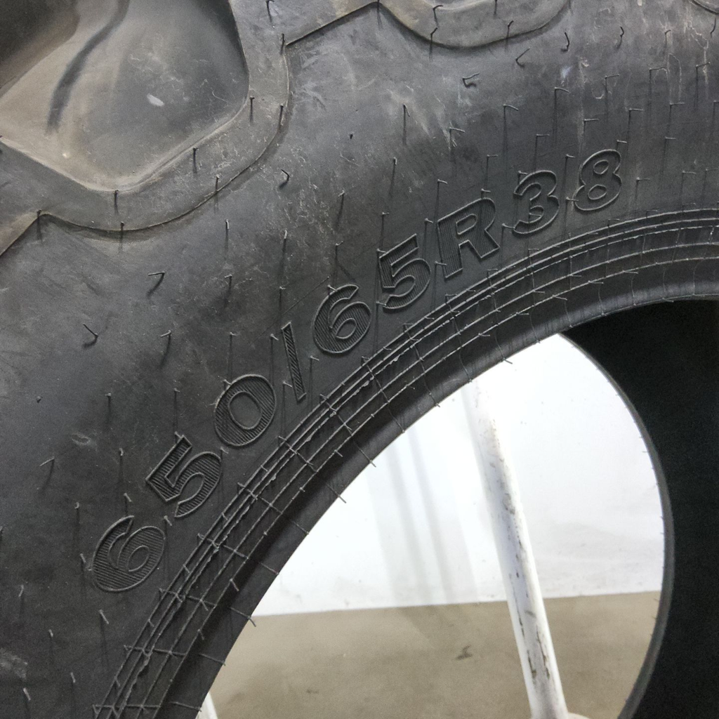 650/65R38 Alliance 365 Agristar R-1W 171D 99%