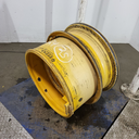 17"W x 25"D, John Deere Construction Yellow 16-Hole 3 Piece Formed Plate , 4" Offset