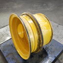 17"W x 25"D, John Deere Construction Yellow 16-Hole 3 Piece Formed Plate , 4" Offset