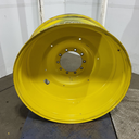 18"W x 42"D, John Deere Yellow 10-Hole Formed Plate , -8.88" Offset