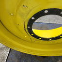 18"W x 42"D, John Deere Yellow 10-Hole Formed Plate , -8.88" Offset