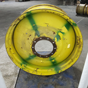18"W x 42"D, John Deere Yellow 10-Hole Formed Plate , -8.88" Offset