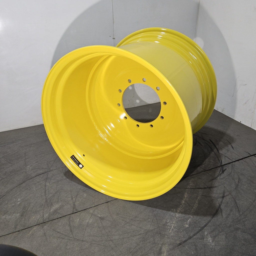 27"W x 32"D, John Deere Yellow 10-Hole Formed Plate , 2.88" Offset