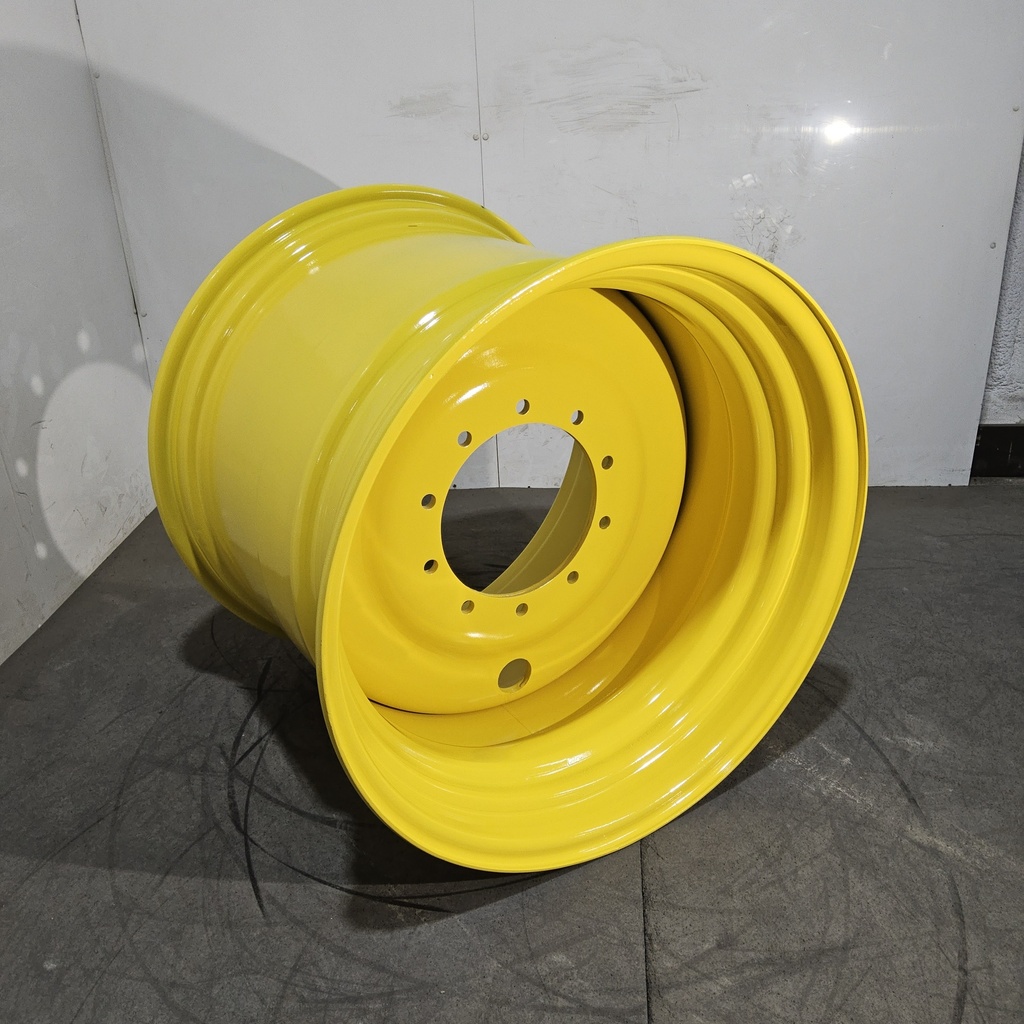 27"W x 32"D, John Deere Yellow 10-Hole Formed Plate , 2.88" Offset