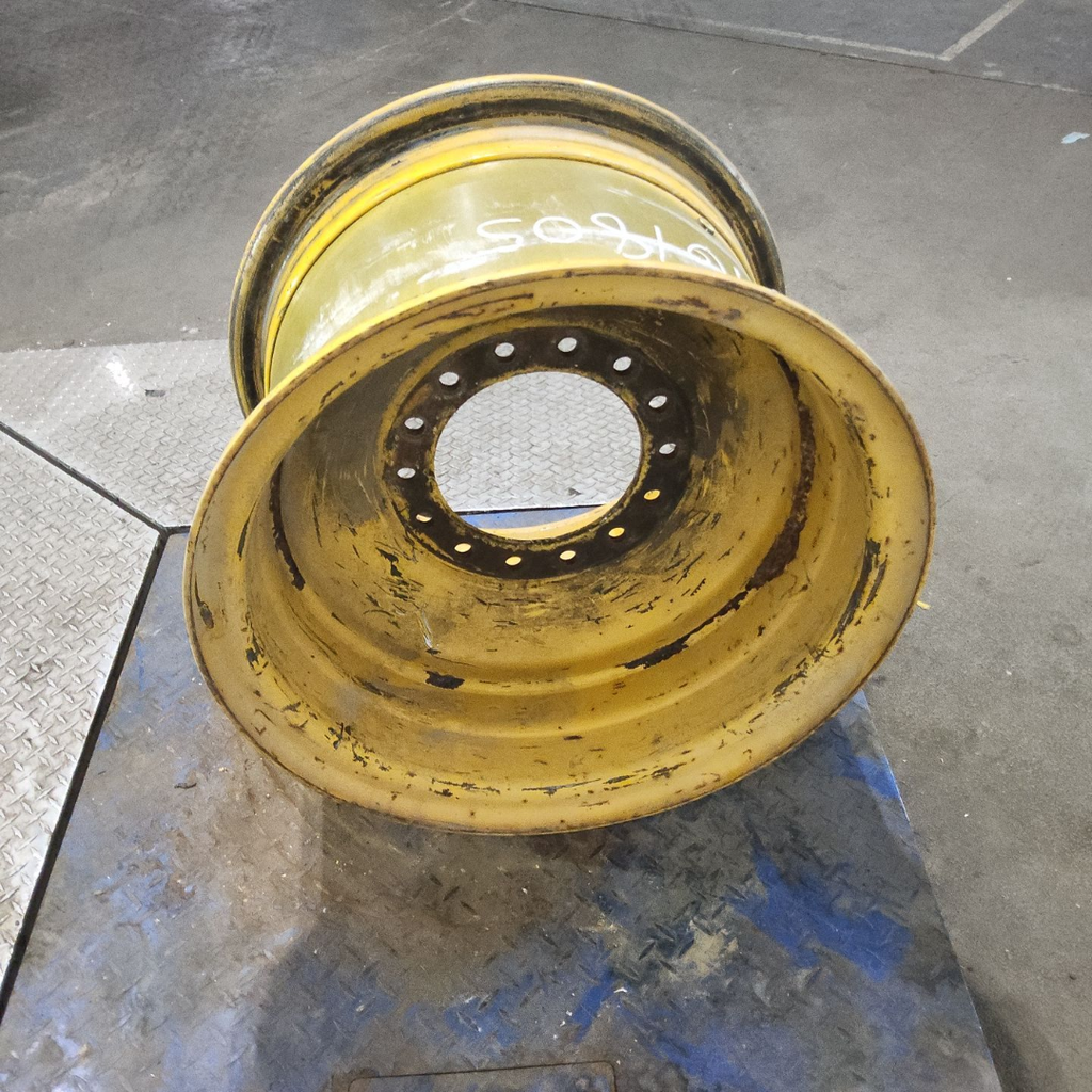 17"W x 25"D, Cat Yellow 14-Hole 3 Piece Formed Plate , 0.25" Offset