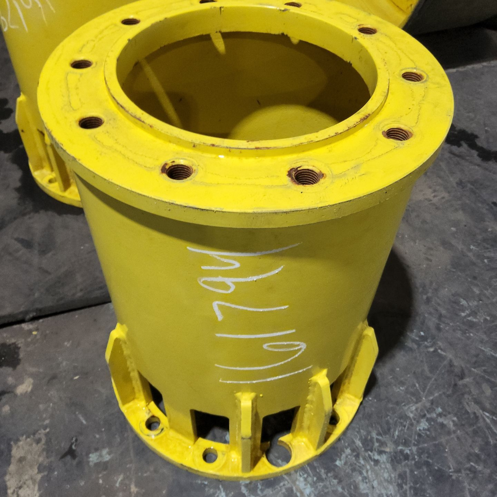 12 to 10-Hole 21.5"L Sprayer Extension, John Deere Yellow
