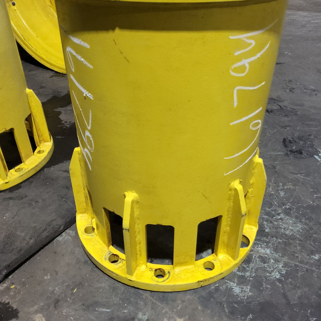 12 to 10-Hole 21.5"L Sprayer Extension, John Deere Yellow