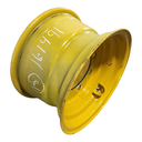 11"W x 18"D, John Deere Construction Yellow 8-Hole Flat Plate , 0.38" Offset