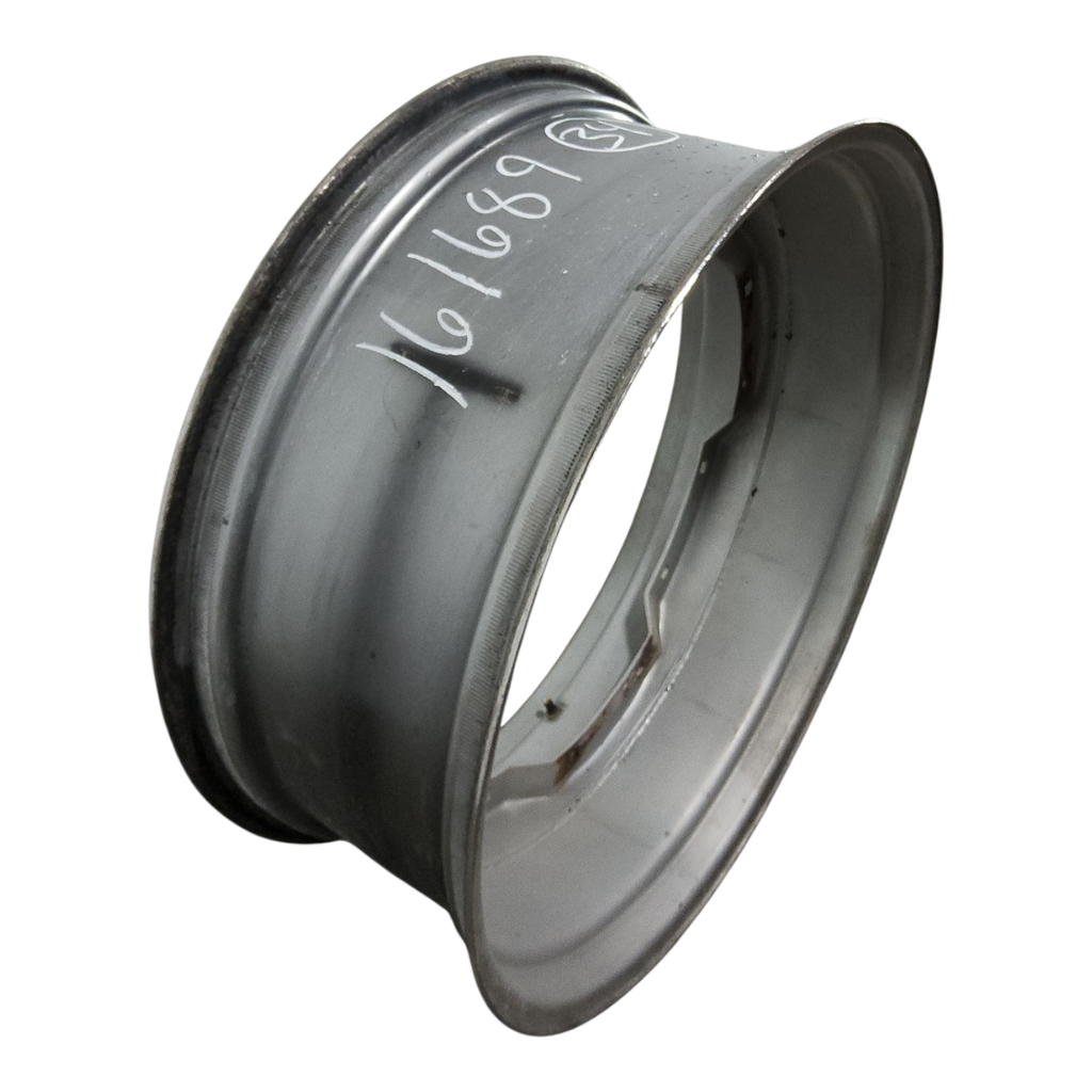 13"W x 34"D, Case IH Silver Mist 8-Hole Waffle Wheel (Groups of 2 Bolts) , 6.88" Offset