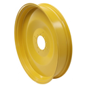 10"W x 54"D, John Deere Yellow 10-Hole Formed Plate , -9.25" Offset