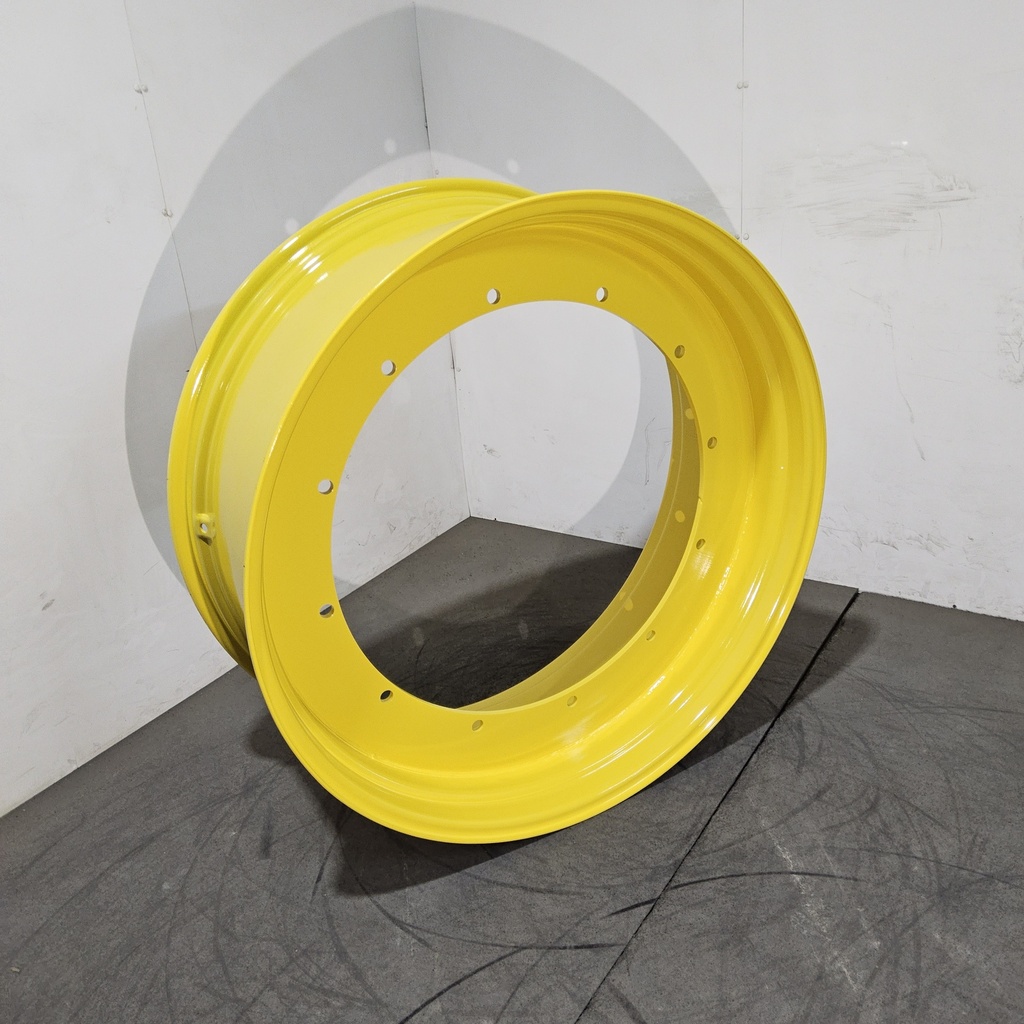 16"W x 42"D, John Deere Yellow 12-Hole Stub Disc , -3.25" Offset