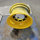 11"W x 18"D, John Deere Construction Yellow 8-Hole Flat Plate , 0.38" Offset