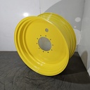 15"W x 38"D, John Deere Yellow 10-Hole Flat Plate , 0.5" Offset