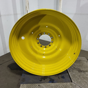 15"W x 50"D, John Deere Yellow 10-Hole Formed Plate , -6.88" Offset