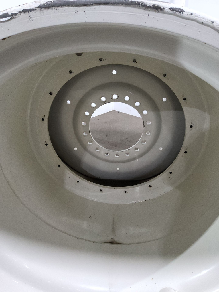 50"W x 46"D, New Holland White 18-Hole Formed Plate , -6.38" Offset