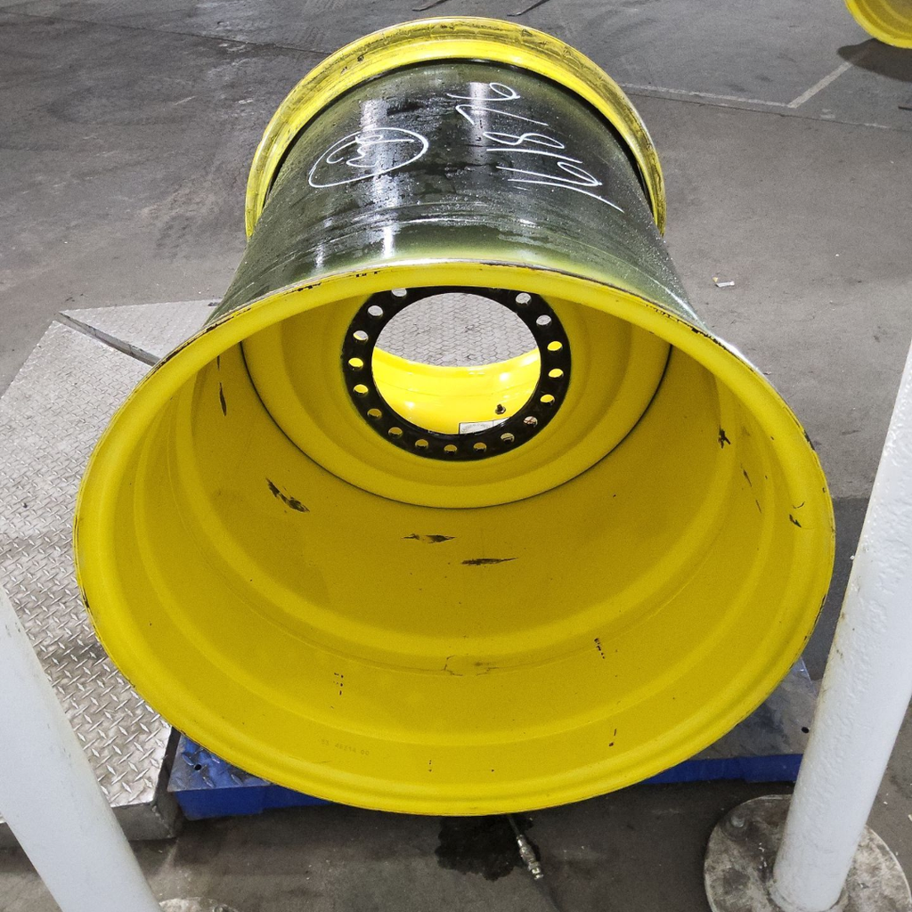 44"W x 32"D, John Deere Yellow 20-Hole 3 Piece Formed Plate , -2.12" Offset