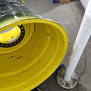 44"W x 32"D, John Deere Yellow 20-Hole 3 Piece Formed Plate , -2.12" Offset