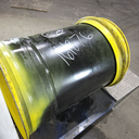 44"W x 32"D, John Deere Yellow 20-Hole 3 Piece Formed Plate , -2.12" Offset