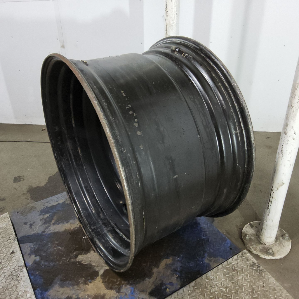 23"W x 38"D, Black 10-Hole Formed Plate , -1.38" Offset