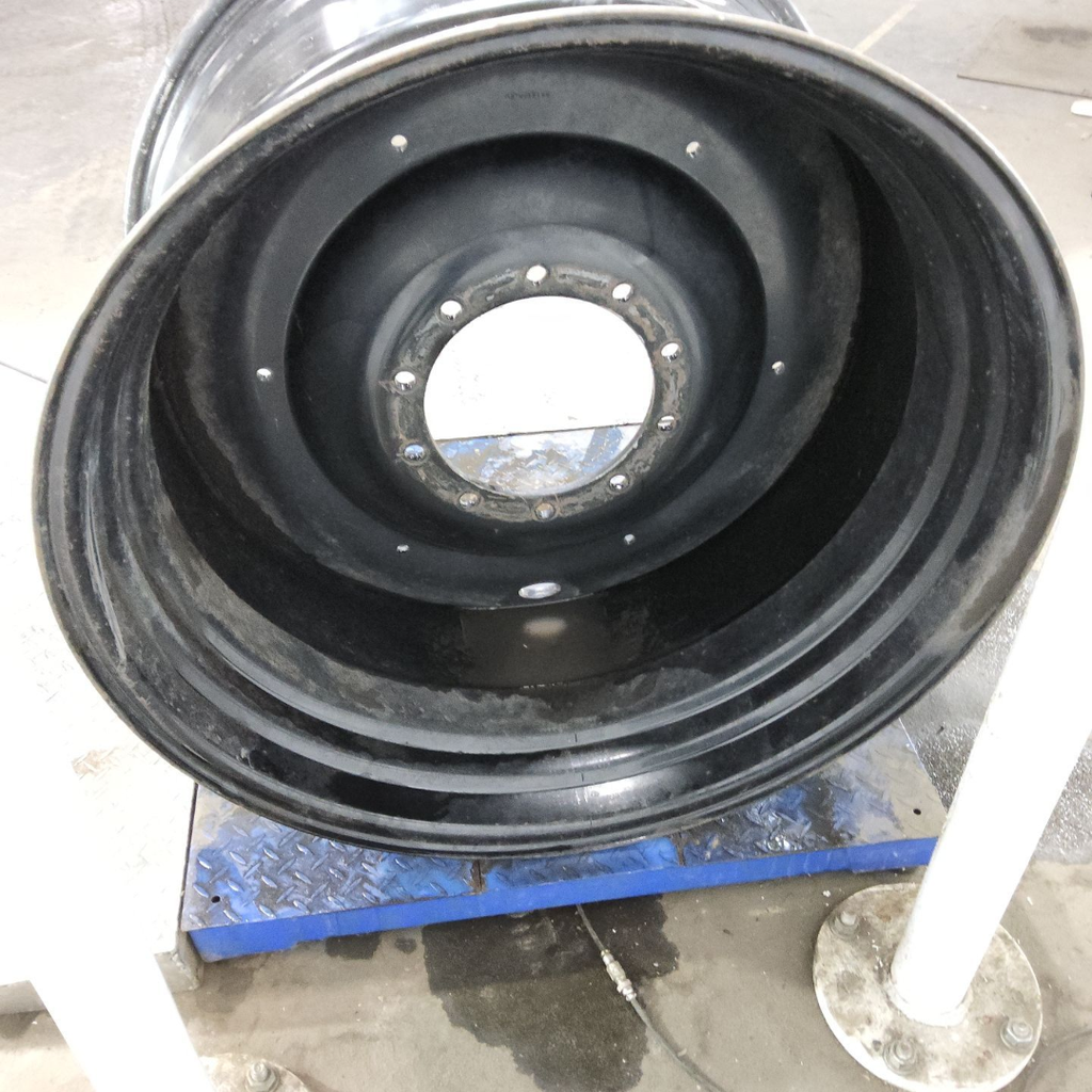 23"W x 38"D, Black 10-Hole Formed Plate , -1.38" Offset