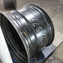 23"W x 38"D, Black 10-Hole Formed Plate , -1.38" Offset