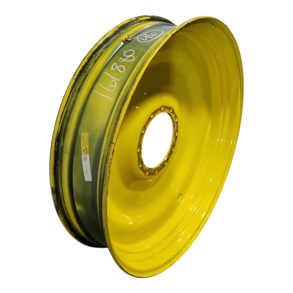 10"W x 46"D, John Deere Yellow 12-Hole Bubble Disc , 1.62" Offset