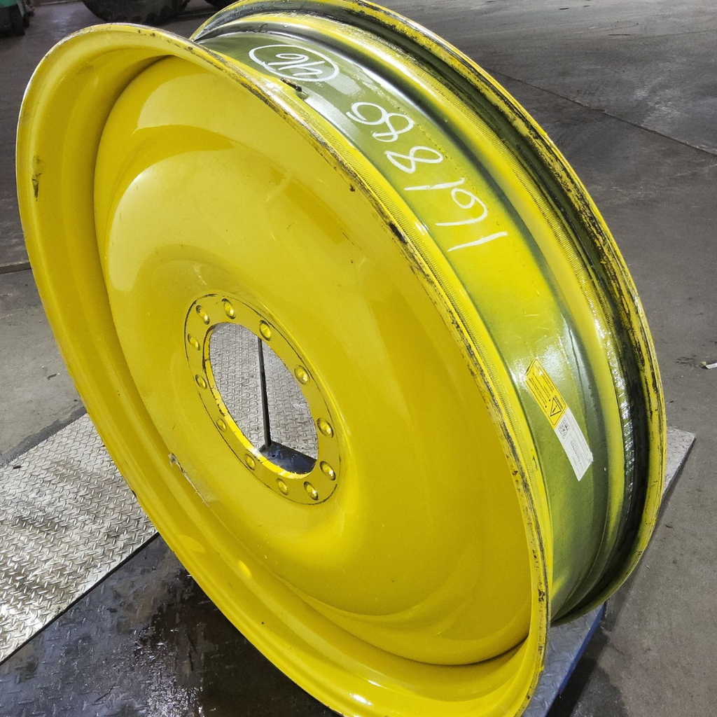 10"W x 46"D, John Deere Yellow 12-Hole Bubble Disc , 1.62" Offset