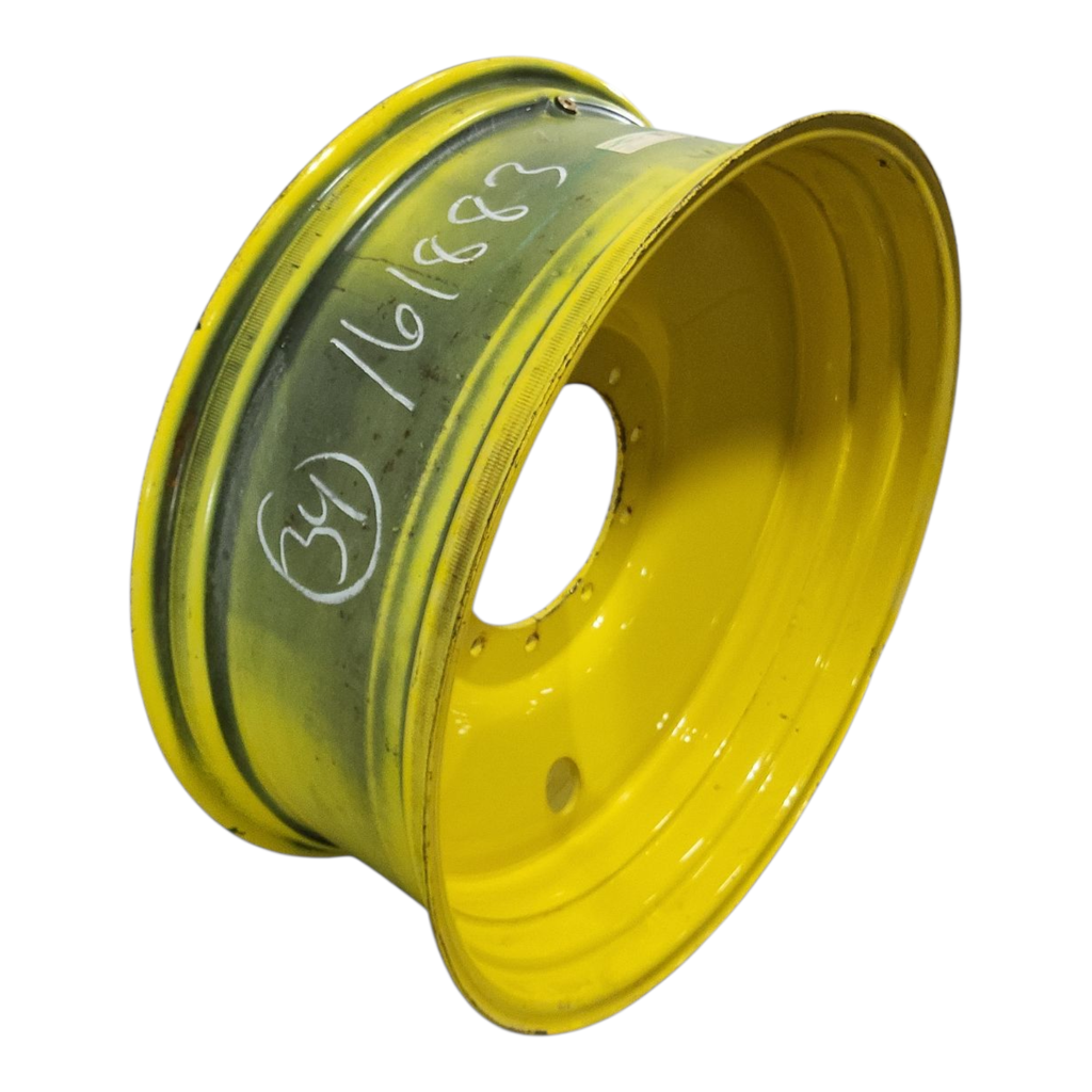 13"W x 34"D, John Deere Yellow 10-Hole Formed Plate Sprayer , 3" Offset