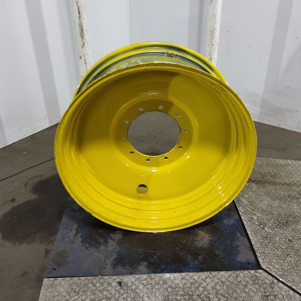 13"W x 34"D, John Deere Yellow 10-Hole Formed Plate Sprayer , 3" Offset