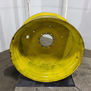 20"W x 42"D, John Deere Yellow 10-Hole Formed Plate , -12.12" Offset