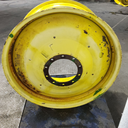 20"W x 42"D, John Deere Yellow 10-Hole Formed Plate , -12.12" Offset