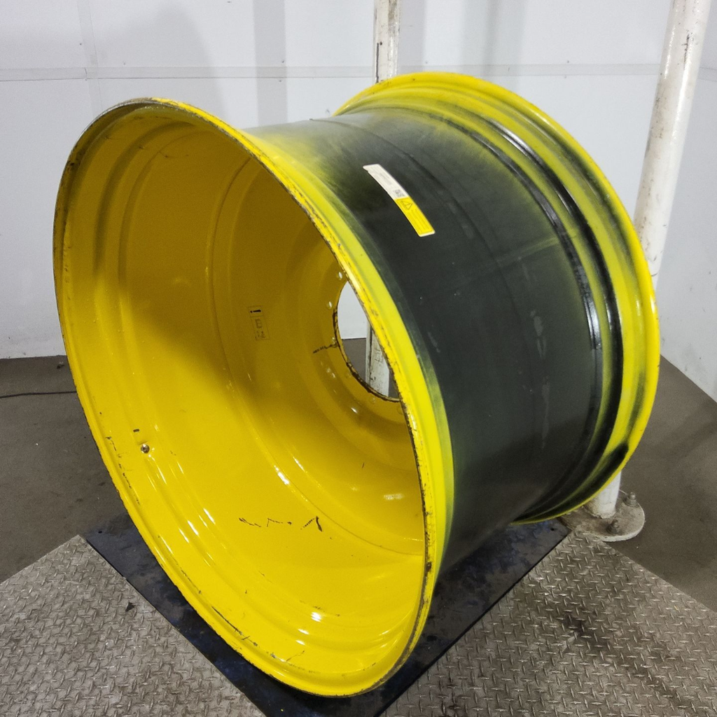 28"W x 46"D, John Deere Yellow 12-Hole Formed Plate Sprayer , -7.5" Offset