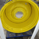 28"W x 46"D, John Deere Yellow 20-Hole Formed Plate , 0.62" Offset