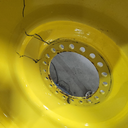 28"W x 46"D, John Deere Yellow 20-Hole Formed Plate , 0.62" Offset