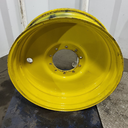 12"W x 38"D, John Deere Yellow 10-Hole Formed Plate Sprayer , 3.12" Offset