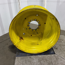 20"W x 42"D, John Deere Yellow 10-Hole Formed Plate , -12.38" Offset