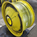 20"W x 42"D, John Deere Yellow 10-Hole Formed Plate , -12.38" Offset