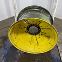 15"W x 24"D, John Deere Yellow 8-Hole Formed Plate , 0.62" Offset