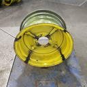 14"W x 26"D, John Deere Yellow 8-Hole Formed Plate , 0.62" Offset