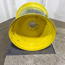 25"W x 30"D, John Deere Yellow 8-Hole Formed Plate , -2.44" Offset